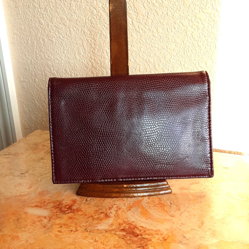 DVF Diane Von Furstenberg Leather Envelope/Pouch with Card Holder💖💖💖NWOT - Picture 2 of 6